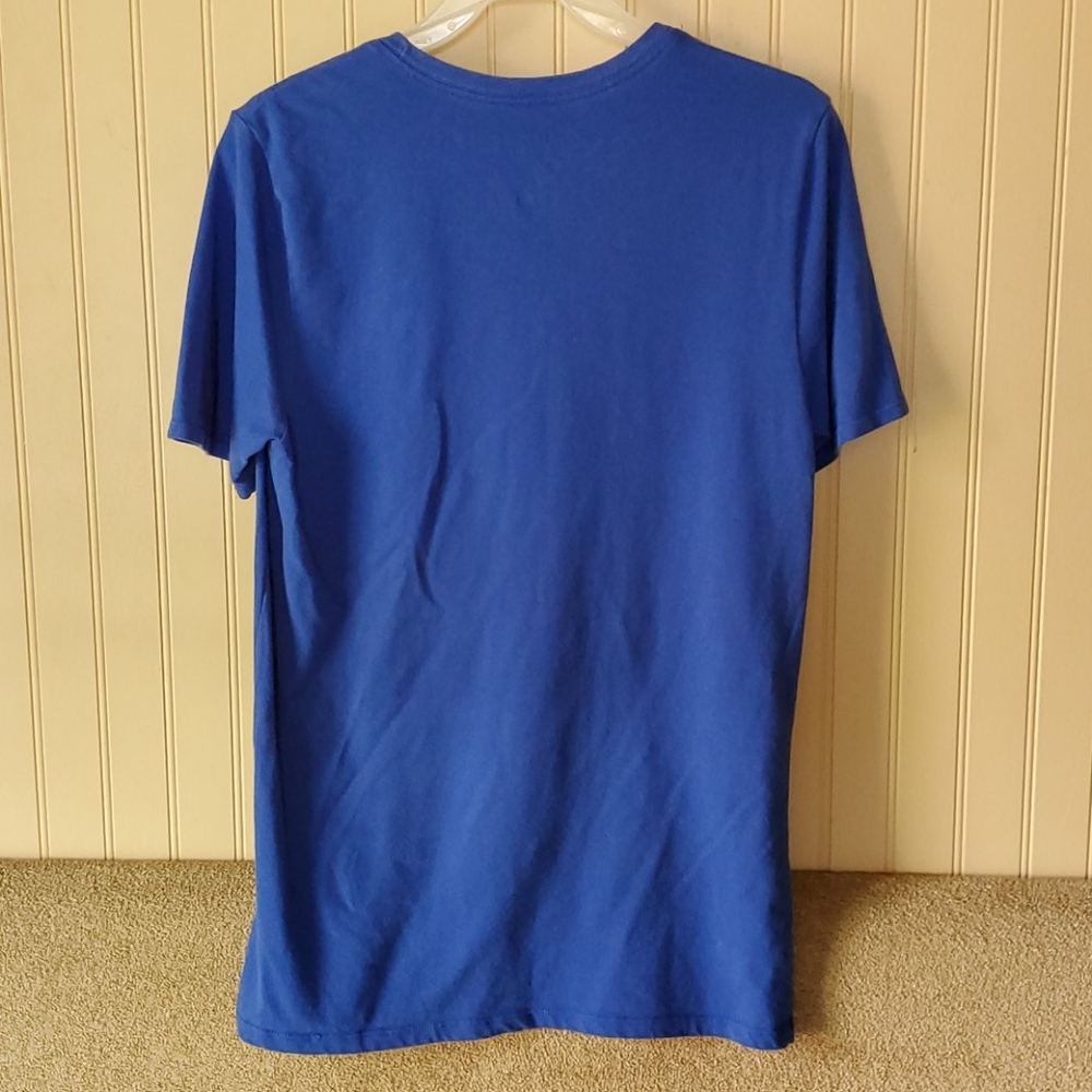 Nike tee size medium athletic cut blue pink white - Picture 4 of 4